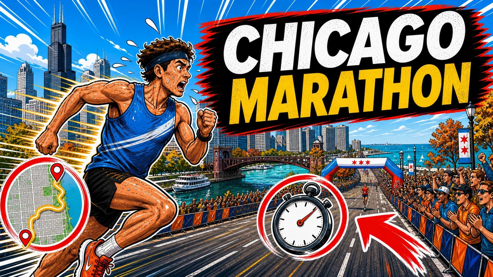 Guía Completa Chicago Marathon 2026 — Pista Plana, Récord del Mundo y Cómo Prepararla