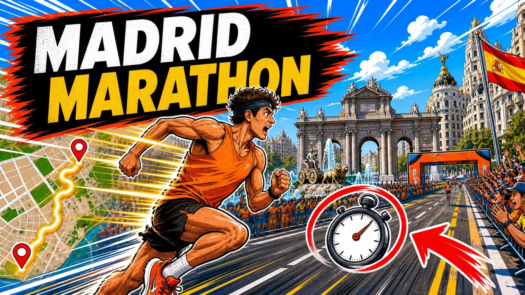 Complete Guide to the EDP Madrid Marathon 2027 — Course, Elevation, Logistics and How to Train for It