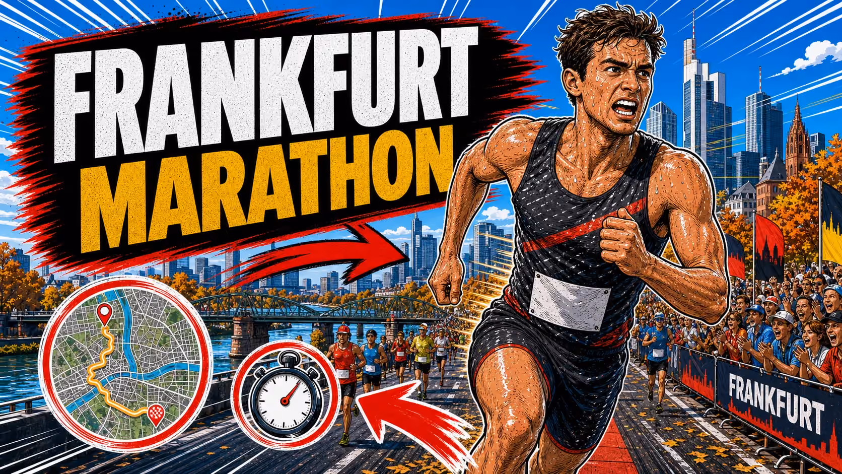 Guía Completa Mainova Frankfurt Marathon 2026 — Meta Indoor en Festhalle, Una de las Pistas Más Rápidas de Europa, y Cómo Prepararla