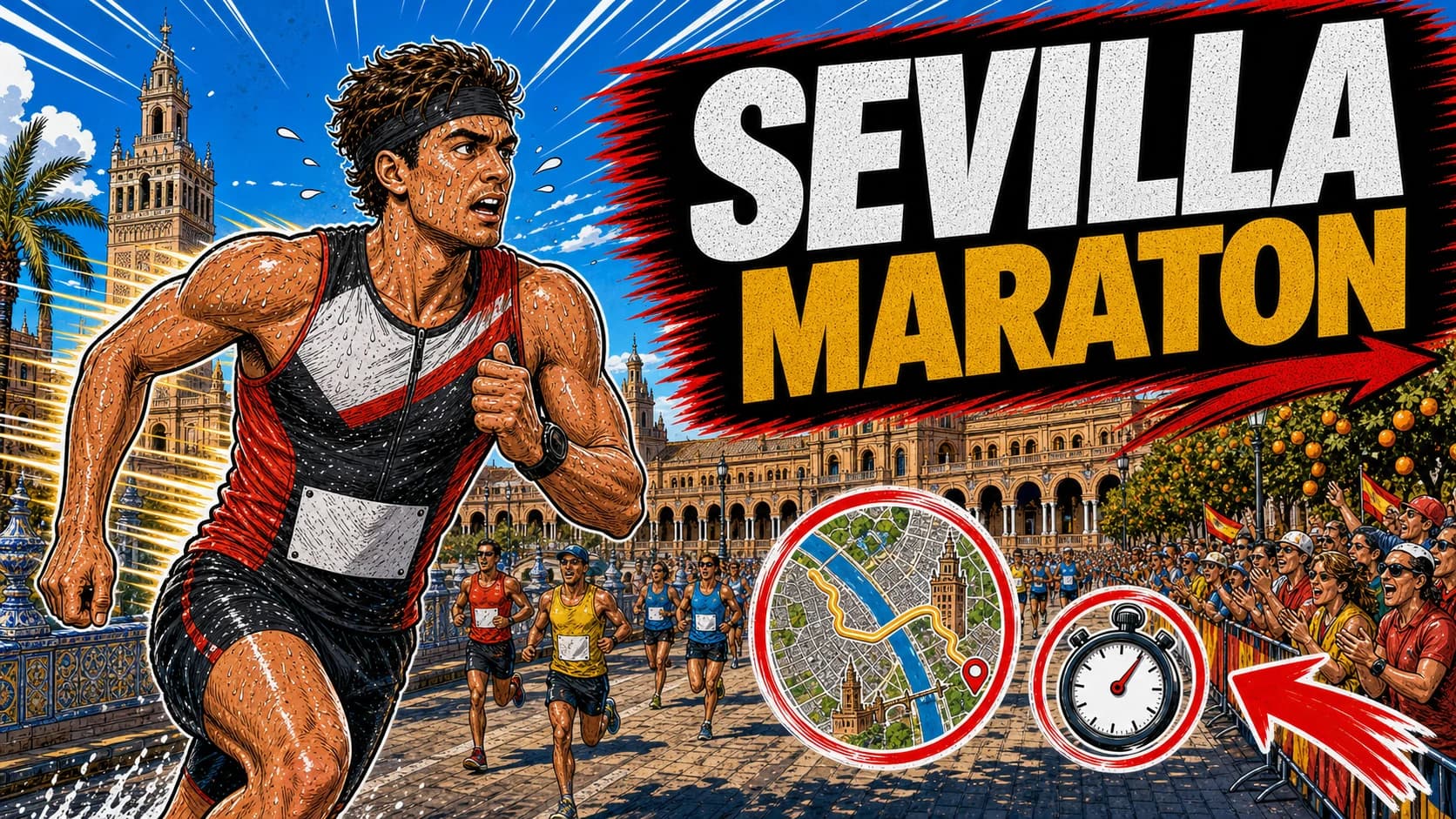 Guía Completa Zurich Maratón de Sevilla 2027 — Pista Plana de Récord, Catedral, Triana y Cómo Prepararla