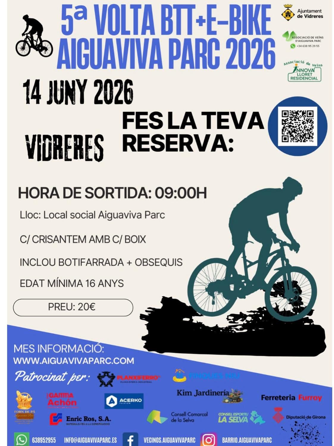 5a Volta BTT + Ebike Aiguaviva Parc - Vidreres 2026
