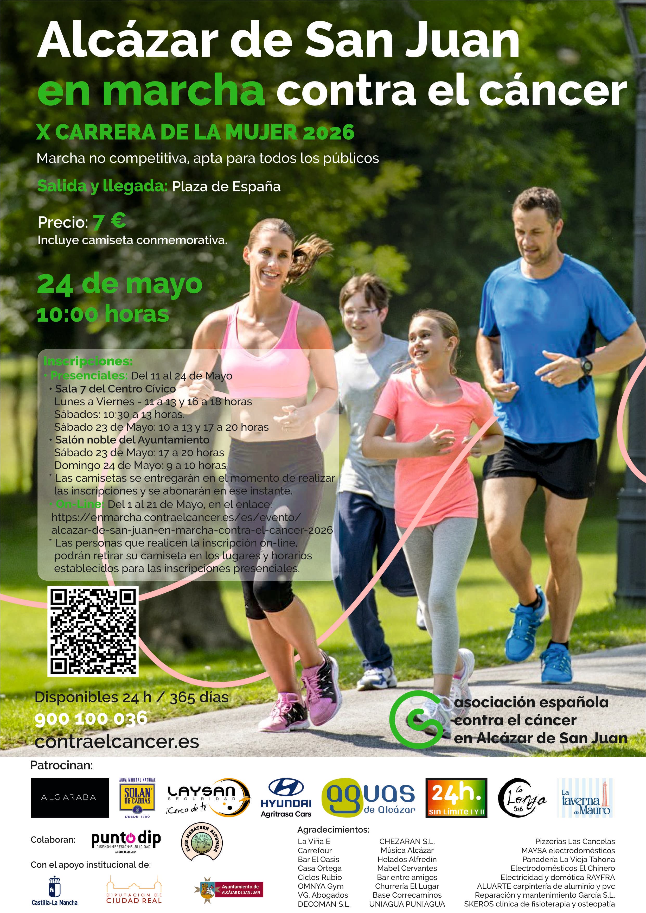 ALCAZAR DE SAN JUAN EN MARCHA CONTRA EL CANCER 2026