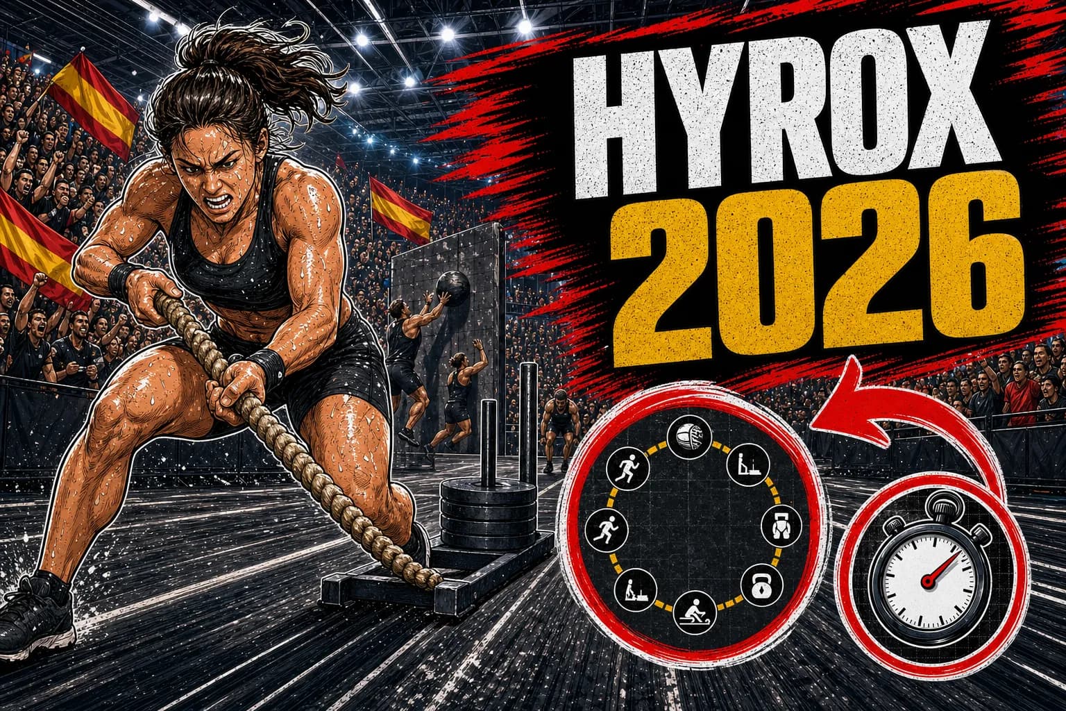 Calendario HYROX España 2026: Todas las Pruebas, Ciudades y Fechas