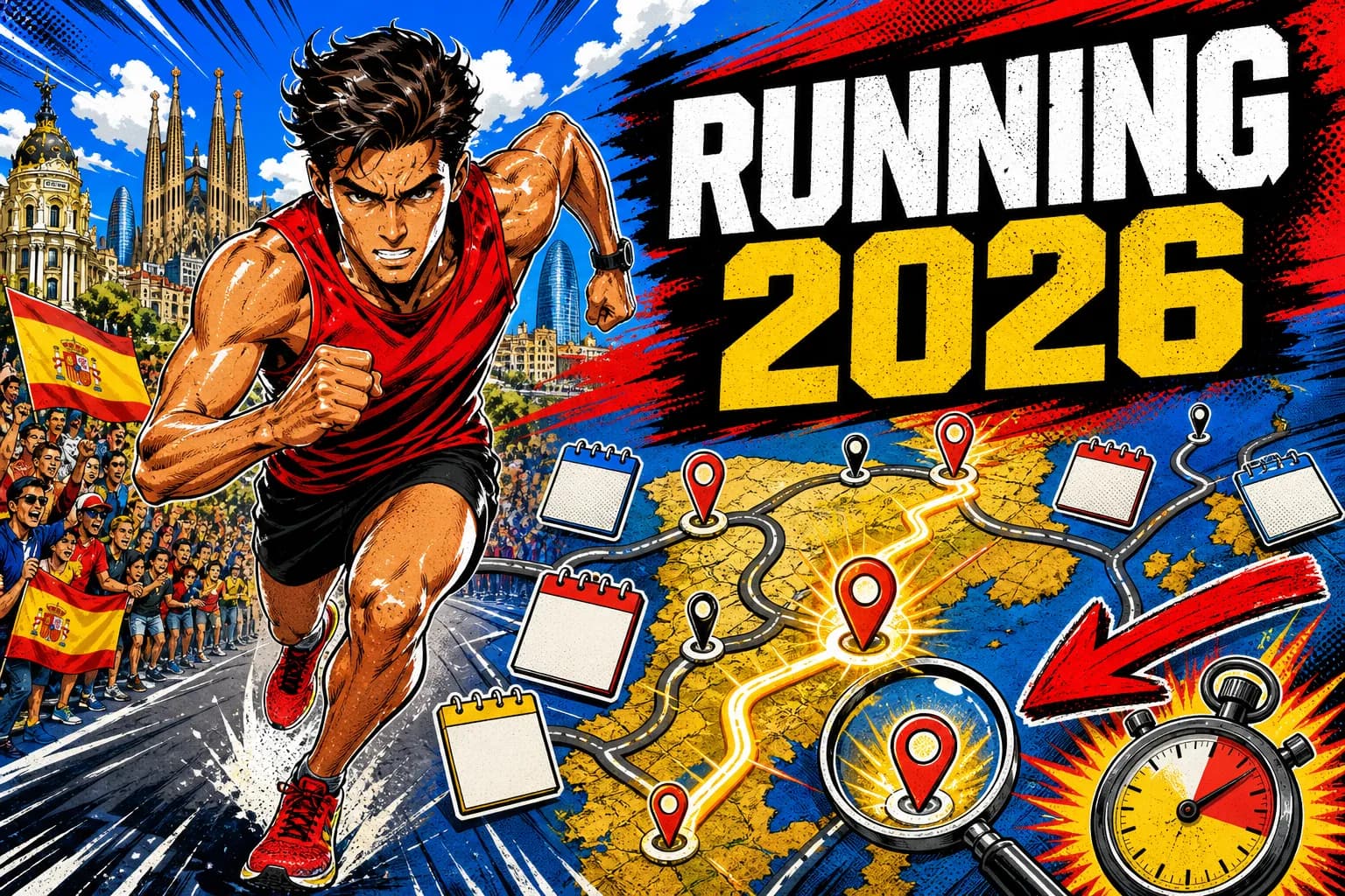 Cómo encontrar carreras de running en España 2026 sin perder horas