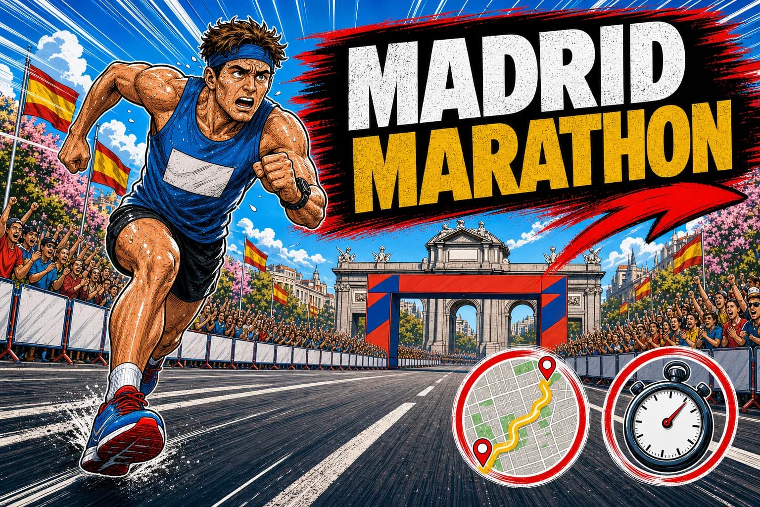 Guía Completa del Maratón de Madrid 2026 — EDP Zurich Rock 'n' Roll Running Series