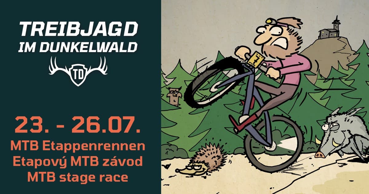 Treibjagd im Dunkelwald MTB Etappenrennen