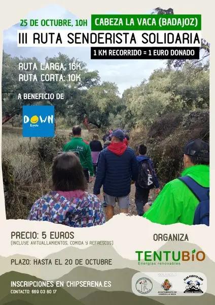 III Ruta Senderista Solidaria Cabeza la Vaca