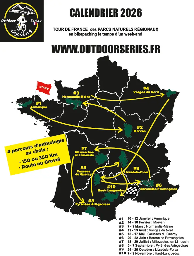 OUTDOOR CYCLING SERIES - Livradois Forez
