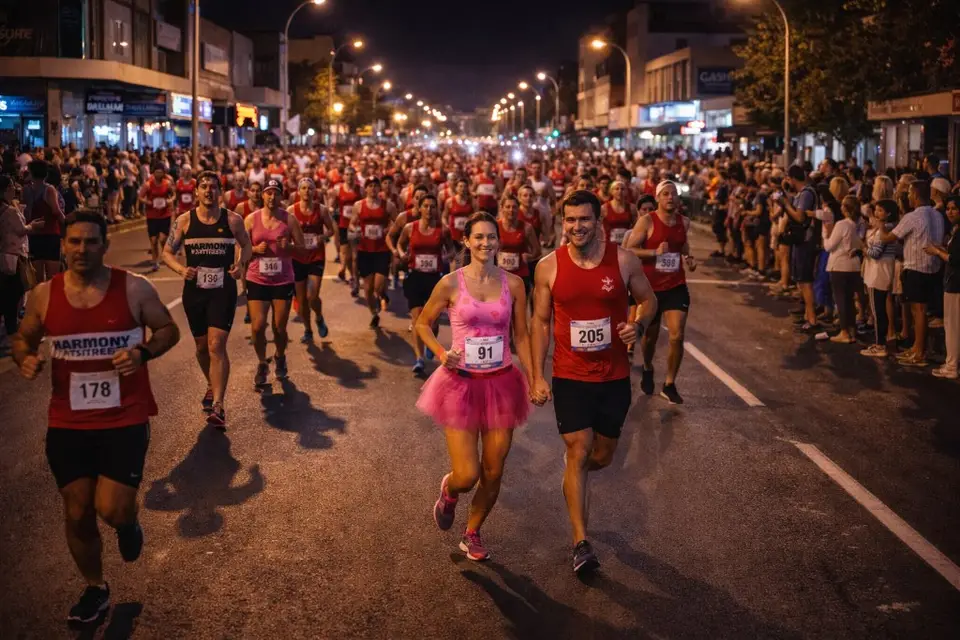 Harmony Striders Valentine Night race