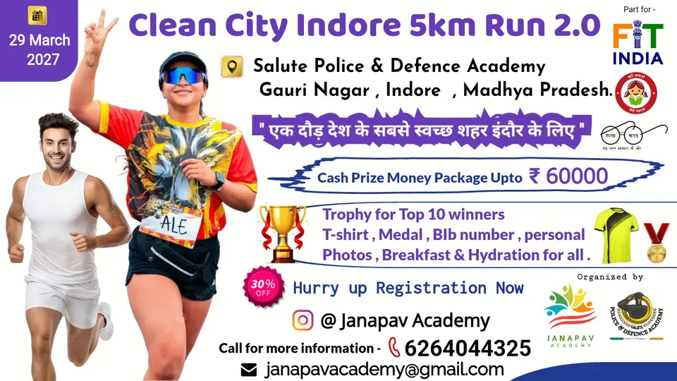 Clean City Indore 5km Run 2.0