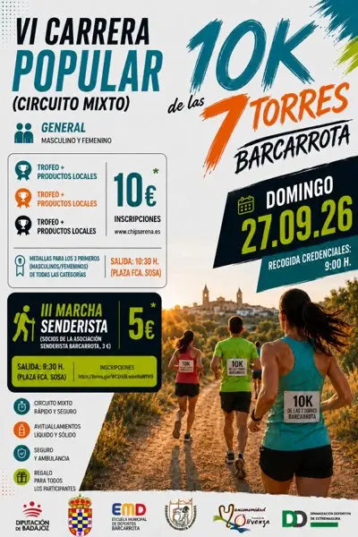VI Carrera Popular los 10K de las 7 Torres