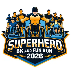 Powered to Move All Abilities Superhero Run 5k and Fun Run - Walk, Run, Wheelchair/Handcycle Roll