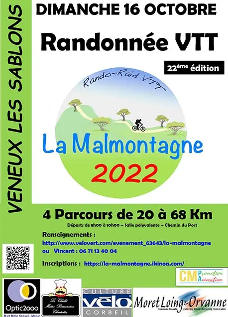Randonnée VTT La Malmontagne