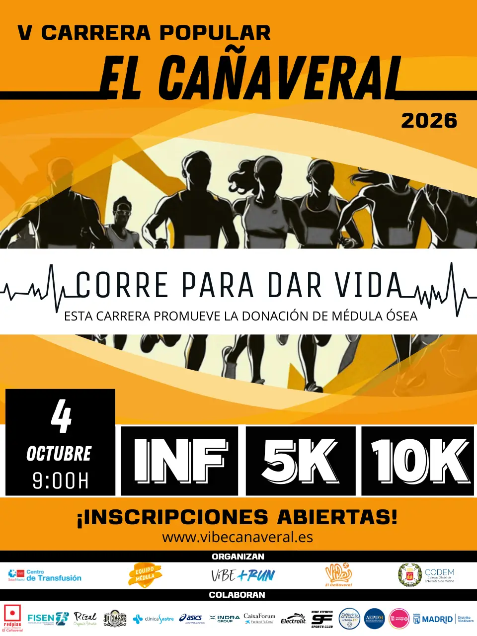 V Carrera Popular el Cañaveral Madrid: Corre para Dar Vida
